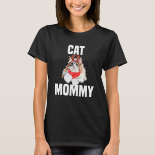 Camiseta Gato Norueguês da Floresta Fofo Com Fantasia de Re