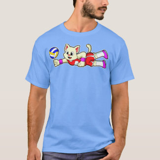 Camiseta Gato nos Esportes com Volei