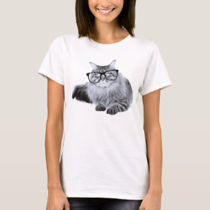 Camiseta Gato nos vidros