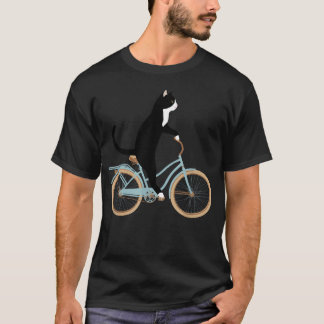 Camiseta Gato numa bicicleta