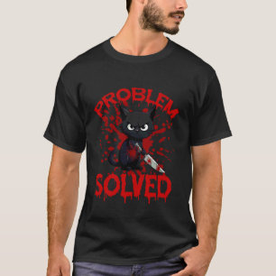 Camiseta Gato olhando fixamente problema resolvido