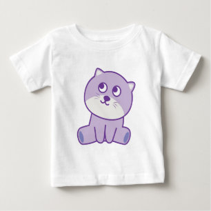 Camiseta gato olhando para o céu