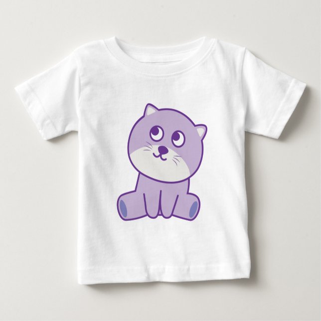 Camiseta gato olhando para o céu (Frente)