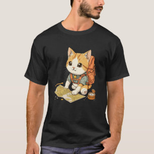 Camiseta Gato Orientador no Orienteering
