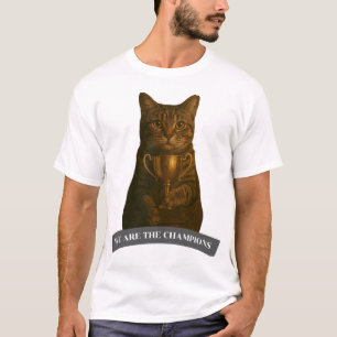 Camiseta Gato ouro Campeão