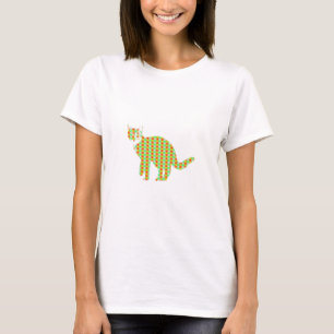 Camiseta Gato Padrão
