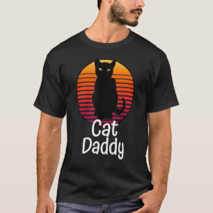 Camiseta Gato Pai Vintage anos 80 Estilo Cat Retro Melhor C