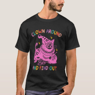 Camiseta Gato Palhaço Por Aí E Descobrir