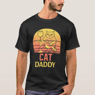 Camiseta Gato Papai Estilo Vintage Anos Oitenta Retro Disto