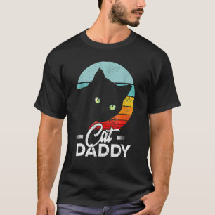 Camiseta Gato Papai Estilo Vintage Oitenta Gato Retro Distr