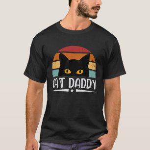 Camiseta Gato Papai Vintage Retro Envelhecido Estilo Anos O