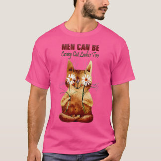 Camiseta Gato Para Homens - Homens Podem Ser Mulheres De Ga