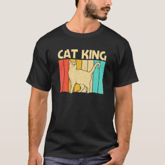 Camiseta Gato Para Homens Meninos Gato Gatinho Animal De Es