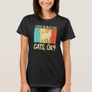 Camiseta Gato Para Homens Mulheres Gato Gatinho Animal De E