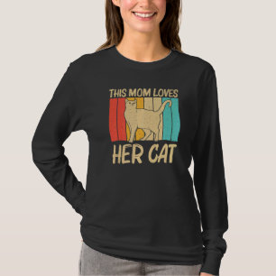 Camiseta Gato Para Mamãe Gato Gato Gatinho Animais De Compa