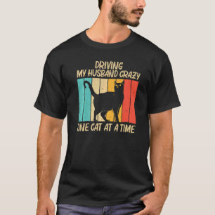 Camiseta Gato Para Mulheres Mãe Gatos De Gato Preto