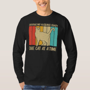 Camiseta Gato Para Mulheres Meninas Gato Gatinho Animal de 