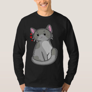 Camiseta Gato parece apaixonado, Mestre