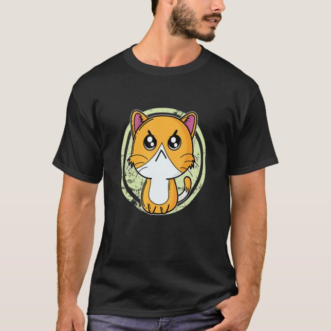 Camiseta Gato Parece Sombrio (Frente)