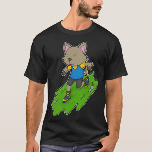 Camiseta Gato Patins em linha Patins desportivos