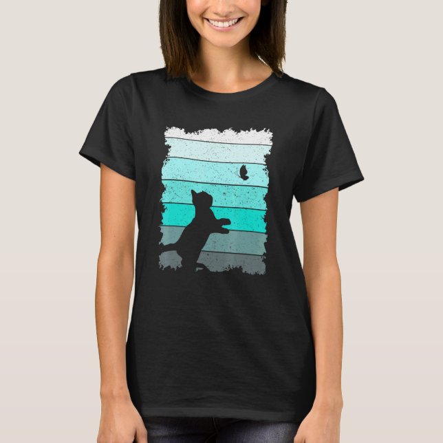 Camiseta Gato Pega Borboleta (Frente)