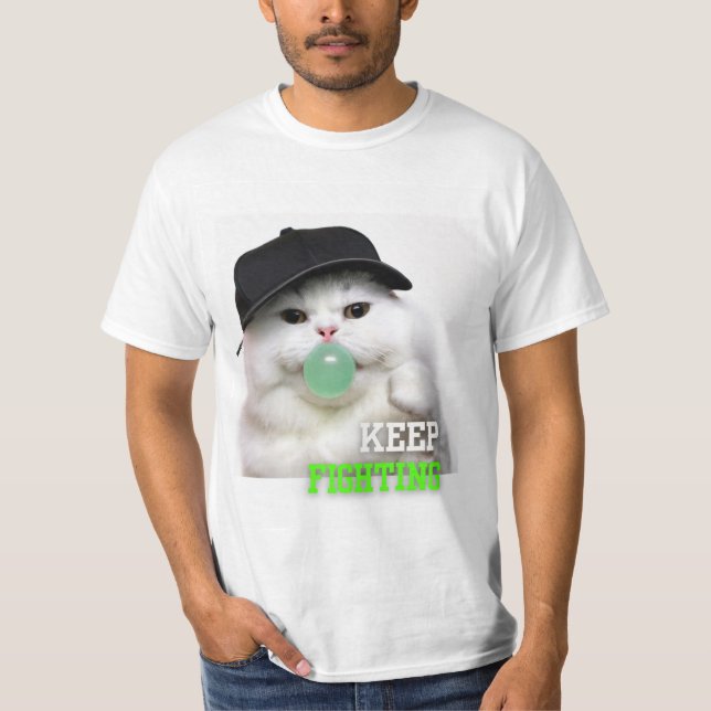 Camiseta Gato peleador (Frente)
