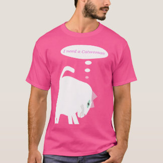 Camiseta Gato Pensativo