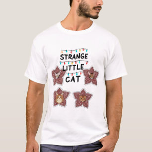 Camiseta Gato Pequeno Estranho - Gatos Fofos em Design de F