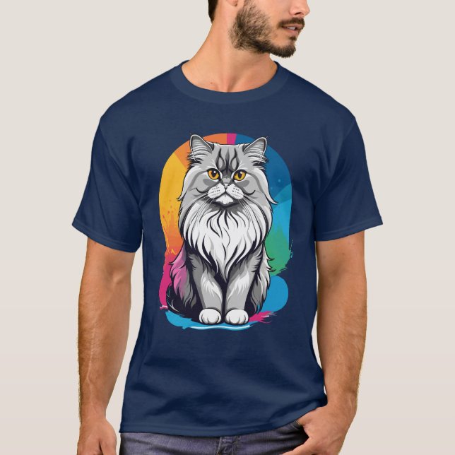 Camiseta Gato Persa (Frente)