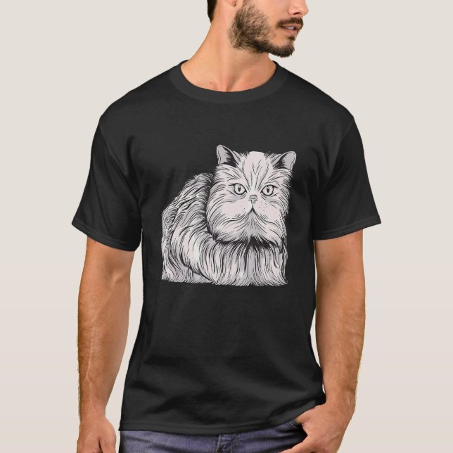 Camiseta Gato Persa (Frente)