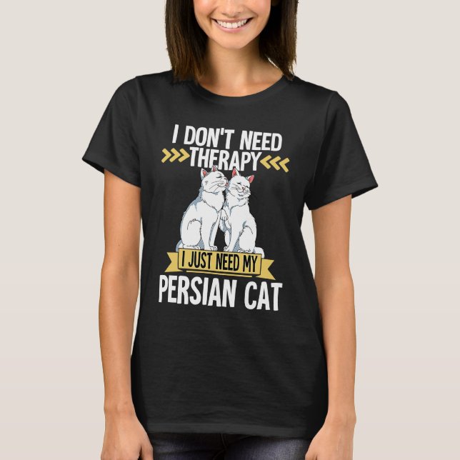 Camiseta Gato Persa  3 (Frente)