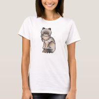 Gato Persa Azul Creme Com Olhos de Cobre