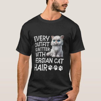 Camiseta Gato Persa CADA SAÍDA É MELHOR COM CA PERSA