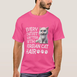 Camiseta Gato Persa CADA SAÍDA É MELHOR COM CA PERSA