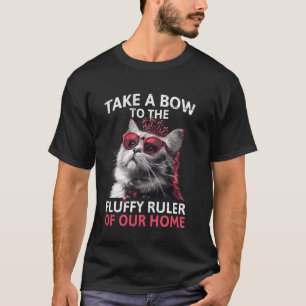 Camiseta Gato Persa CURVE-SE DIANTE DO GOVERNANTE FELPUGENO