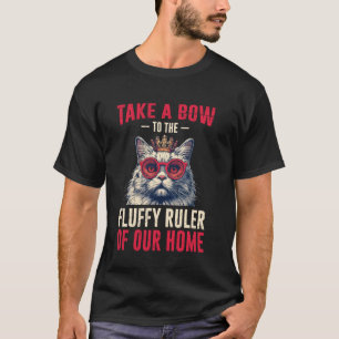 Camiseta Gato Persa CURVE-SE DIANTE DO GOVERNANTE FELPUGENT