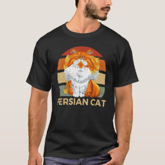 Camiseta Gato Persa De Gato Gatinho Raça Vintage Persa