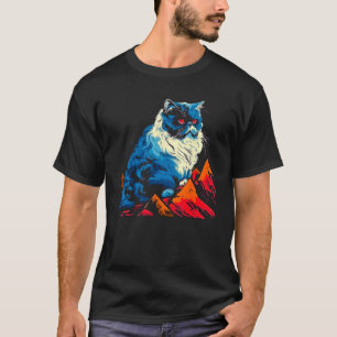 Camiseta Gato Persa Espírito Artístico