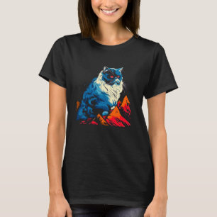 Camiseta Gato Persa Espírito Artístico
