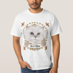 Camiseta Gato Persa Fleur De Lis