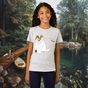 Camiseta Gato Persa Fofo e Felpudo Meow Azul Engraçado