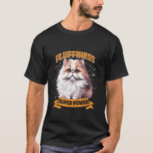 Camiseta Gato Persa FOFURA É MEU SUPERPODER Vintage Fu