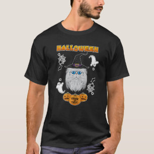 Camiseta Gato Persa I Feliz Halloween