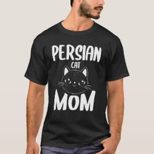 Camiseta Gato Persa Mamãe Gata Animal