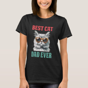 Camiseta Gato Persa MELHOR GATO PERSA PAI VIVO Gato Engraça