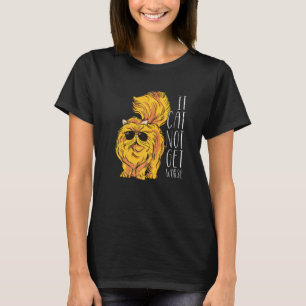 Camiseta Gato Persa Não Pode Ficar Pior Engraçado Ideia