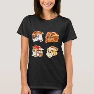 Camiseta Gato Persa Pizza