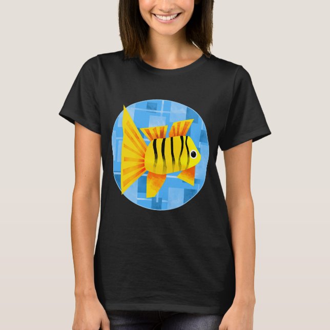 Camiseta gato pescador #4 (Frente)