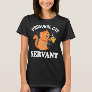 Camiseta Gato Pessoal Gato Gato Negro giro para a mãe pai c