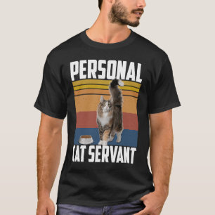 Camiseta Gato Pessoal Põe-se na Floresta Norueguesa Pet Lov